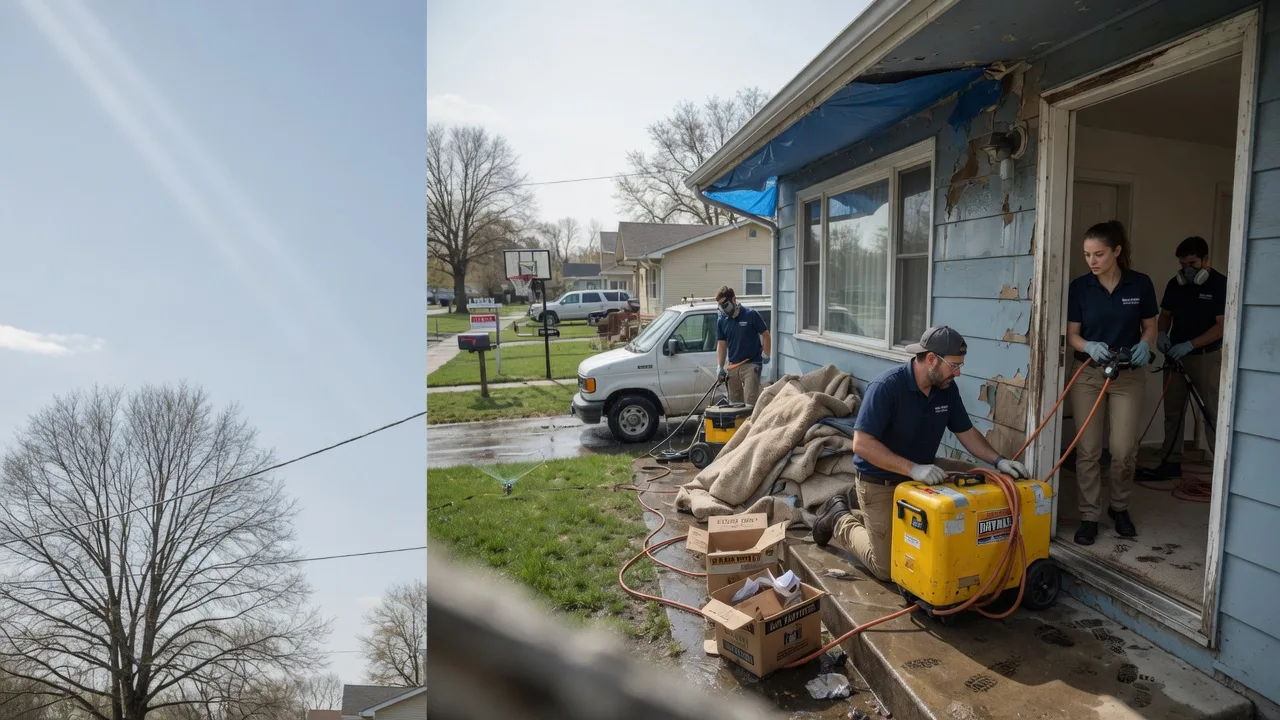 Basement Flood Cleanup in Walton, IN near me